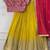 Mustard thread with Sequnce Work Foux Gorgette Lehenga Choli Set