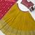 Mustard thread with Sequnce Work Foux Gorgette Lehenga Choli Set