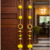 handmade yellow genda door hanging with parrot design for home decoration pack of 4