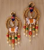 handmade cow wall hanging for home temple and festive decoration pack of 2