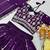 Purple Color Embroidery and Sequence Work Silk Blend Lehenga Choli Set