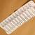 Premium silver plated textured saree pin set- Set of 12