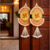decorative satiya patra hanging for main door decoration pack of 2