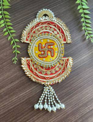 decorative satiya patra hanging for main door decoration pack of 2 5