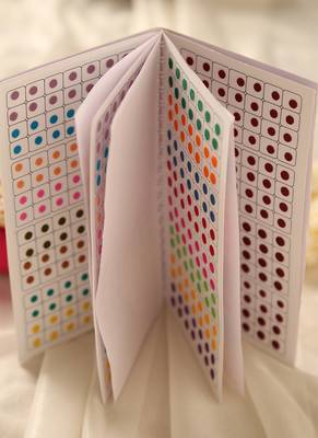 Multi-pack bindi booklet with vibrant shades & sizes 5
