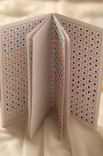 Multi-color & maroon assorted bindi booklet collection