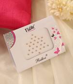 Shimmering gold stone bindi pack for festive & bridal makeup