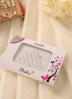 Sparkling crystal diamond bindi pack for party & wedding glam 1