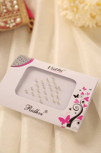 Sparkling crystal diamond bindi pack for party & wedding glam