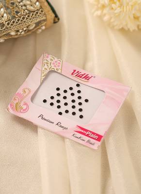 Classic black round bindi pack for everyday & ethnic styling 1