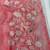 Elegant rose pink digital print with embroidered kurta set with white trousers