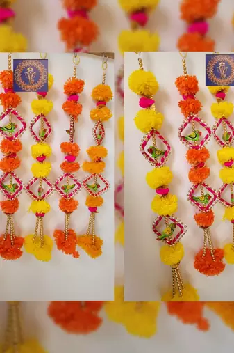 colorful genda hanging decorative door hanging for home decoration pack of 6