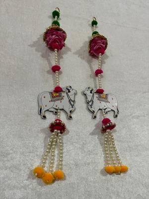 traditional lotus hanging decoration for home decor pack of 2 1