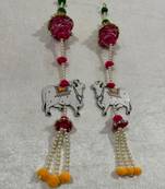 traditional lotus hanging decoration for home decor pack of 2