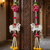 traditional lotus hanging decoration for home decor pack of 2