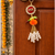 handcrafted ram naam parrot pearl tassel hanging for festive home decoration pack of 2