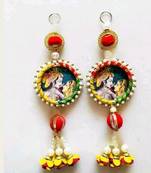 radha krishna decorative door hanging for home decoration pack of 4