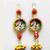 radha krishna decorative door hanging for home decoration pack of 4