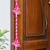 handmade lotus patch door hanging with golden bells decorative latkan pack of 2