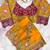Yellow Color Beautiful Embroidery Dual Sequences And Coding Work With Multi Threads Work Satin Silk Blend Saree