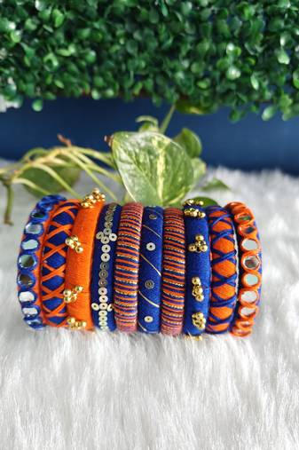  traditional designer bangle set for women 