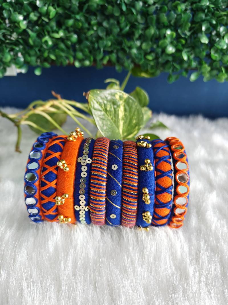  traditional designer bangle set for women 