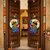 traditional shubh labh peacock small multicolor hanging festive decor pack of 2