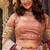Festive Shimmer Organza Zari Woven Chaniya Choli with Designer Lace Border