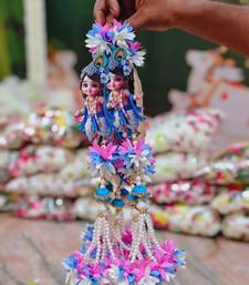 handmade traditional small shubh labh hanging multicolor festive decor pack of 4