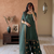Women embroidered silk blend farshi salwar suit set with dupatta