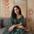 Women embroidered silk blend farshi salwar suit set with dupatta
