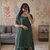 Women embroidered silk blend farshi salwar suit set with dupatta