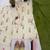 Women floral printed off-white kurti with farshi salwar and olive green dupatta set