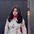 Women floral printed off-white kurti with farshi salwar and rani pink dupatta set
