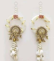 traditional multicolor shubh labh hanging toran festive home decor pack of 2