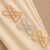 Small Modern Geometric Crystal Saree Brooch Pin Set of 3 – Gold, Silver & Rose Gold