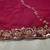 glamourous rani-pink embroidery work with real bits work fendy satin indian saree