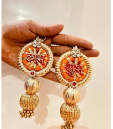 decorative shubh labh gota ball hanging for home wall decoration