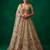 off white silk blend embroidered festive lehenga choli