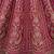 rose silk blend embroidered bridal lehenga choli