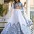 white satin embroidered wedding lehenga choli