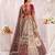 multicolor silk blend embroidered bridal lehenga choli