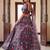 multicolor net embroidered festive lehenga choli
