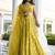 olive georgette embroidered wedding lehenga choli