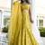 olive georgette embroidered wedding lehenga choli