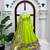 lime silk blend lace work festive lehenga choli