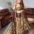 bronze silk blend embroidered festive lehenga choli
