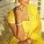 Radiant yellow Intricate 9MM sequin & zari embroidered Faux Georgette designer Wedding Haldi Ceremony lehenga choli set