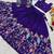 violet silk blend embroidered festive lehenga choli