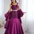 wine crepe embroidered festive lehenga choli